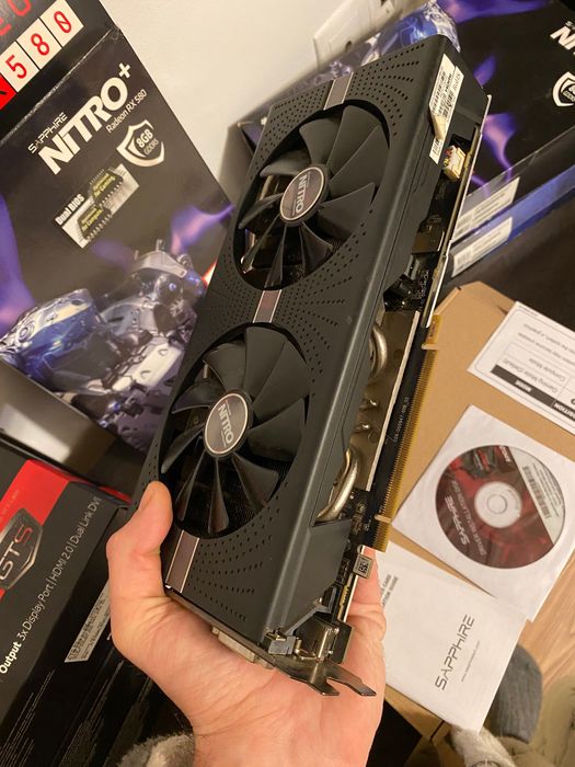 AMD RX580 XFX 8GB,OC+ și RADEON RX580 Sapphire NITRO+,  8GB