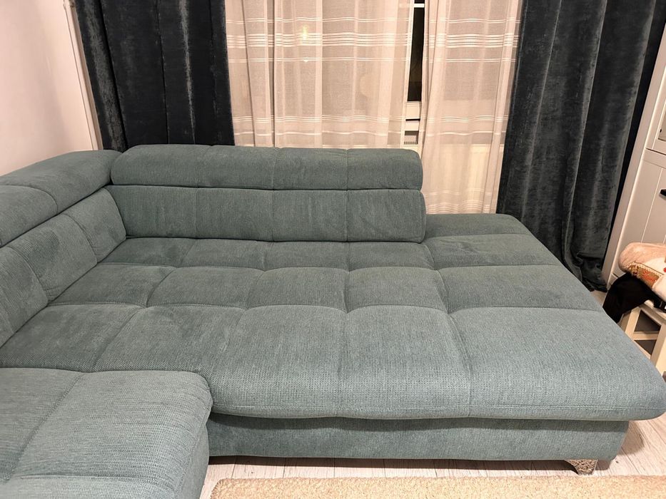 SHANE Colțar extensibil, șezlong stânga stofa (Mobexpert)