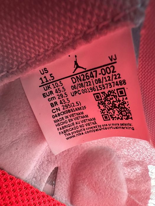 Jordan Delta 3 Low "Platinum Infrared" - маратонки номер 45.5 (29.5cm)