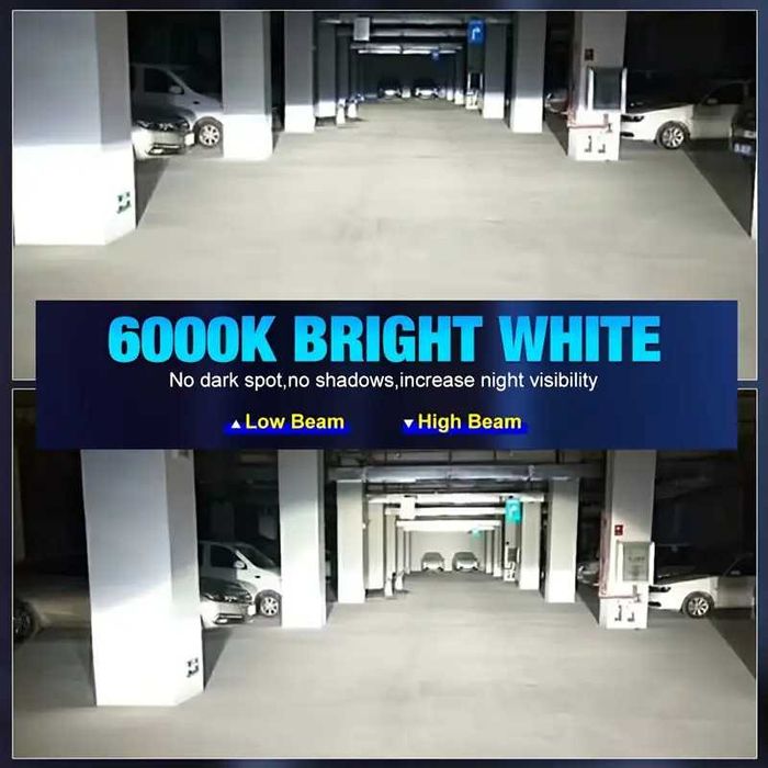 Н7 и Н4 крушки, 75000 лумена 6500K, CSP чип