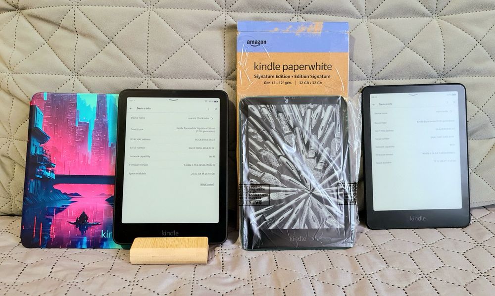 Kindle paperwhite 12th 2024г с калъф