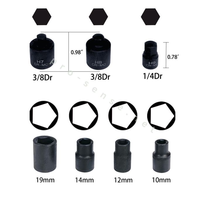Специализиран Комплект за спирачни апарати 17 части BMW,AUDI,VW,FORD