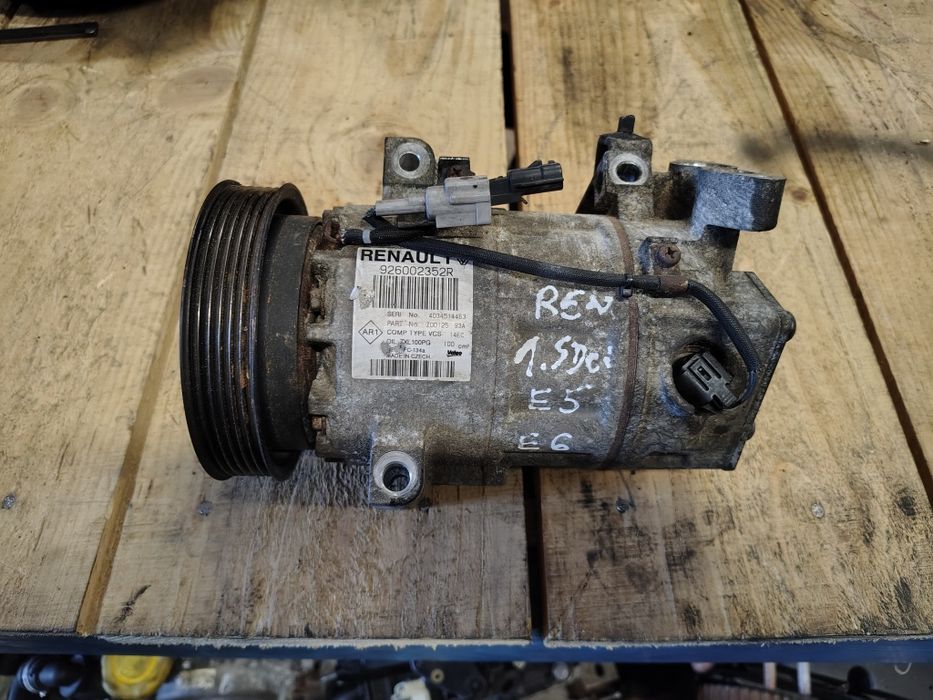 Compresor ac compresor clima Renault Megane 3 renault clio 4 renault grand scenic 3 1.5dci euro5 euro6 k9k cod 926002352r