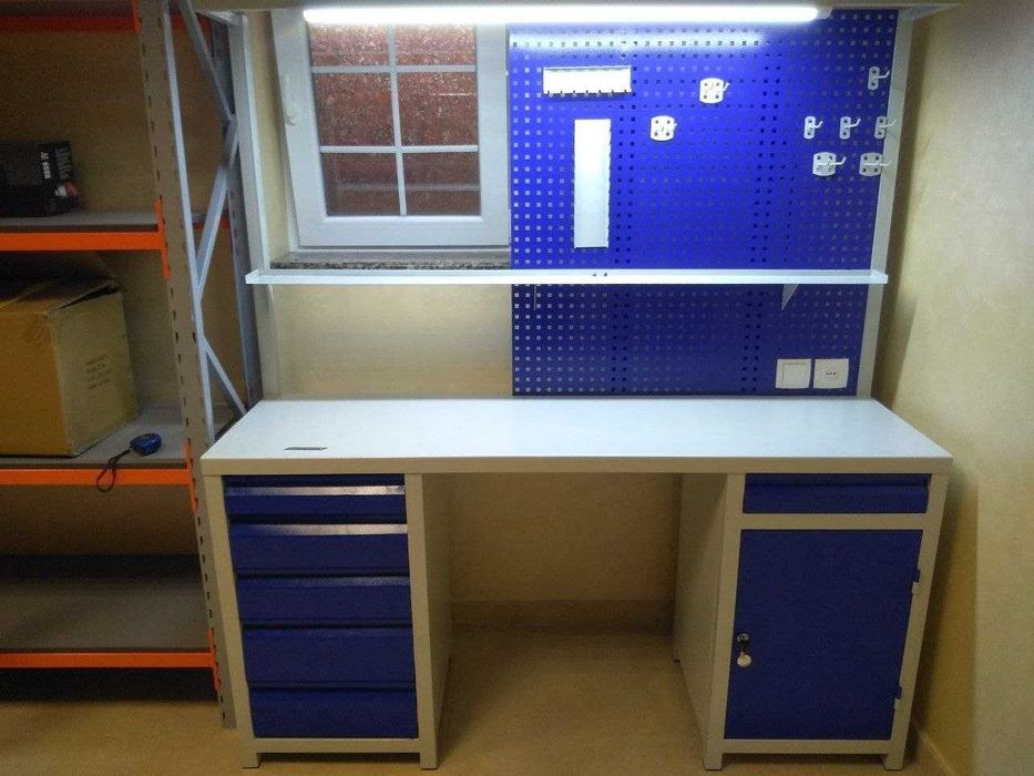 Слесарный стол, верстак, тележка металлическая, metal stol