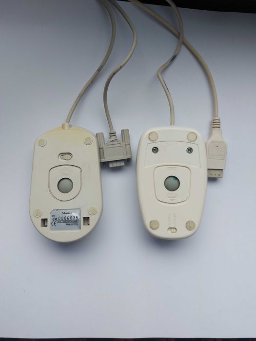 Mouse vechi cu bilă serial, PS2, USB