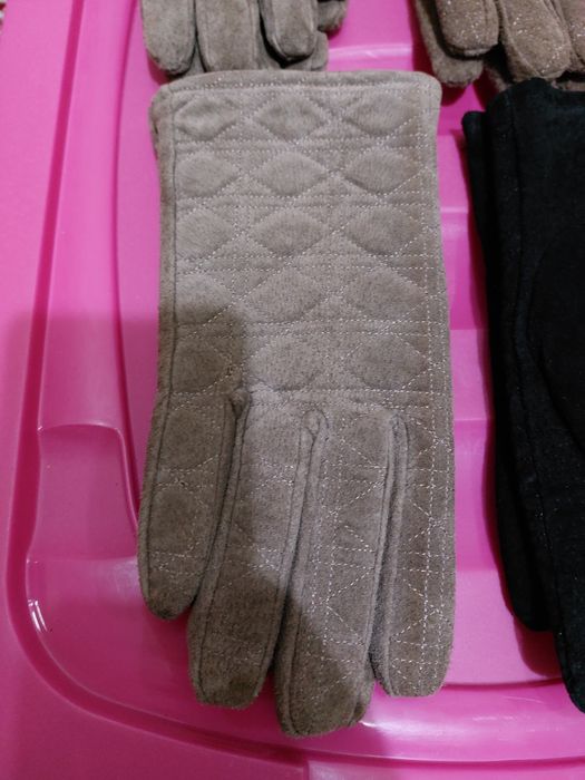Женские кожаные перчатки р.Л-М