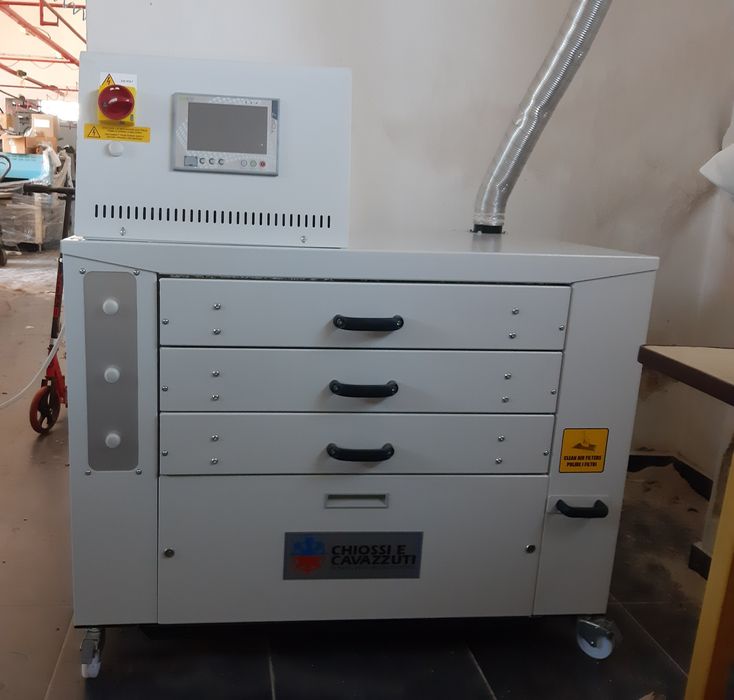 Цветен принтер и сушилня за печат върху текстил