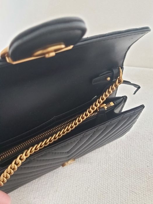 Pinko love heart chevron