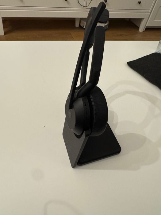 Casti PC wireless cu microfon Jabra Evolve2 55, USB-C, Negru