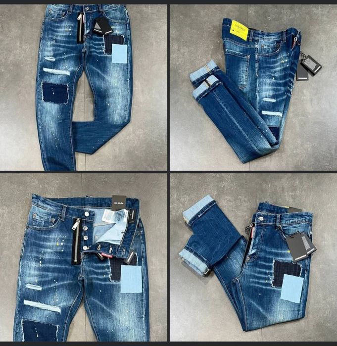 Мъжки дълги дънки различни модели