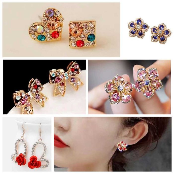 Серьги-висюльки и на гвоздике