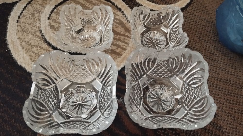 Советская посуда, хрусталь, фарфоровый набор