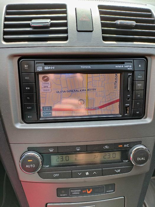 Card harti Toyota pentru sistemele TNS510 TNS350 Auris Avensis Corolla