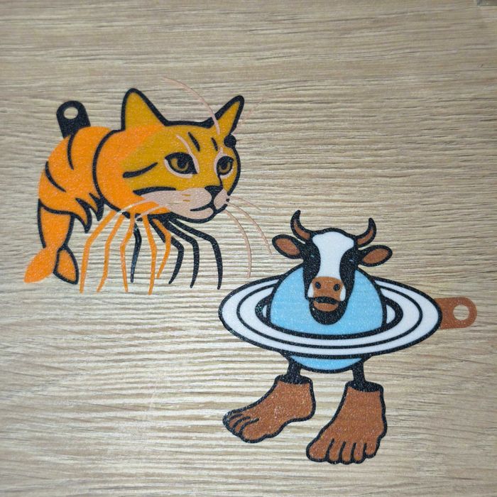 Italian Brainrot ключодържатели, Tralalero Tralala, Tung Tung Sahur