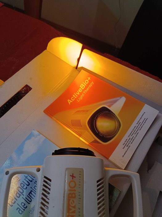 Lampa tip Bioptron lumina polarizata