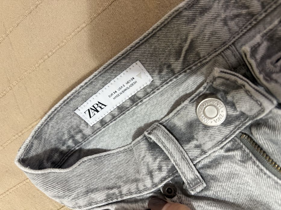 Дънки Zara, TRF Straight High-Waist