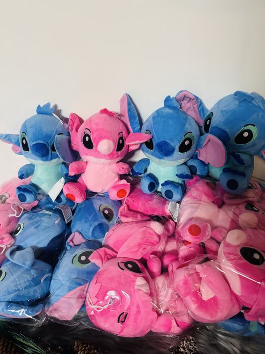 Ursuelt plus stitch 20cm/25cm/30cm/labubu stitch/ghiozdanel/respira