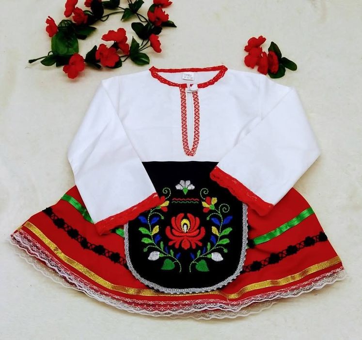 Бебешки и детски народни носии -от 68 до 152р