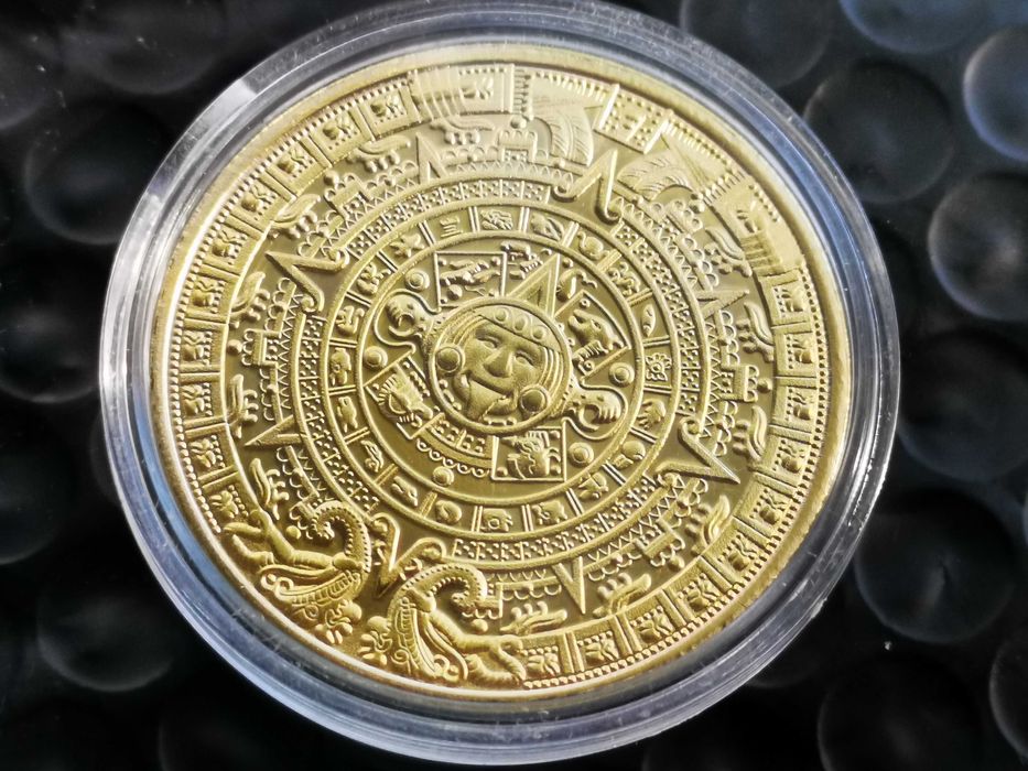 Колекционерска сувенирна монета цивилизацията на Маите.