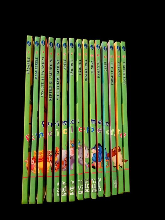 15 vol. Colectia Adevarul - Prima mea enciclopedie ( colectia intreaga)