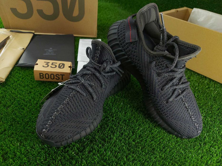 Yeezy boost 350 black fake sales