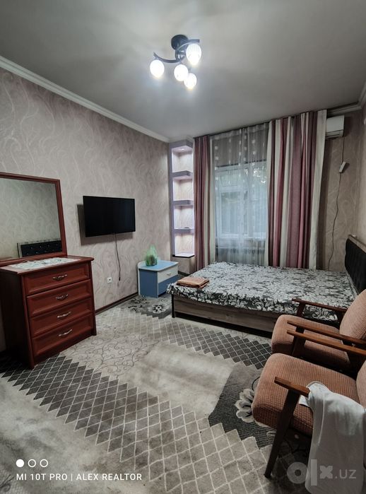 Аренда 1 комнатной квартиры Сергели-2 38 м² отличный ремонт