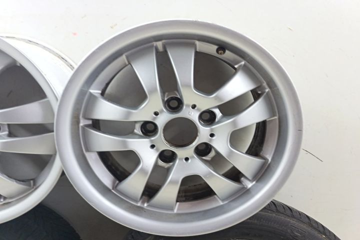 Set jante aliaj 2 anvelope 205/55R16 91H M+S Fulda 7JX16EH2 5X120 BMW