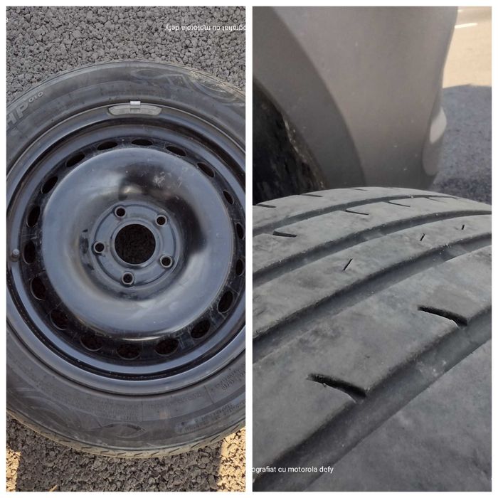 5x114,3/r16 cu senzori roți Renault și rezervă 5x114,3/r16