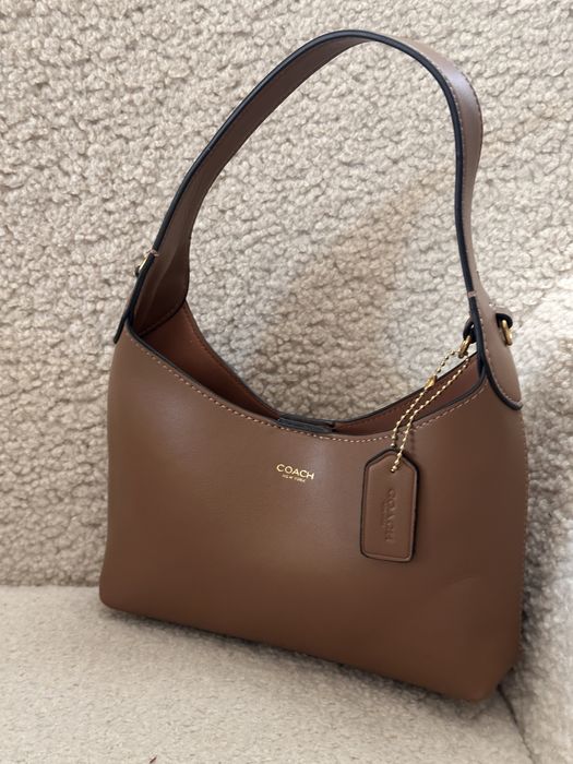 НЕВЕРОЯТНА! чанта Coach кафява