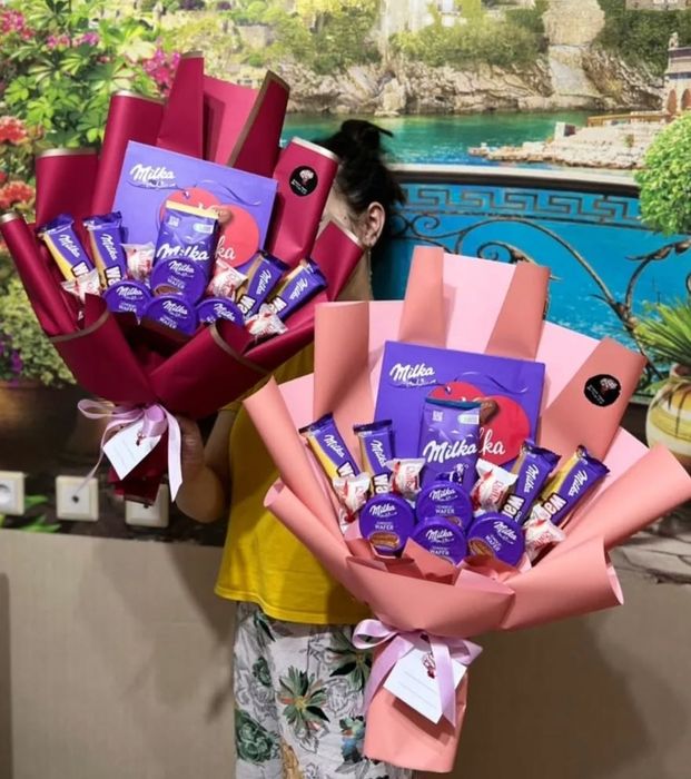 Букет из конфет от 8000тг
