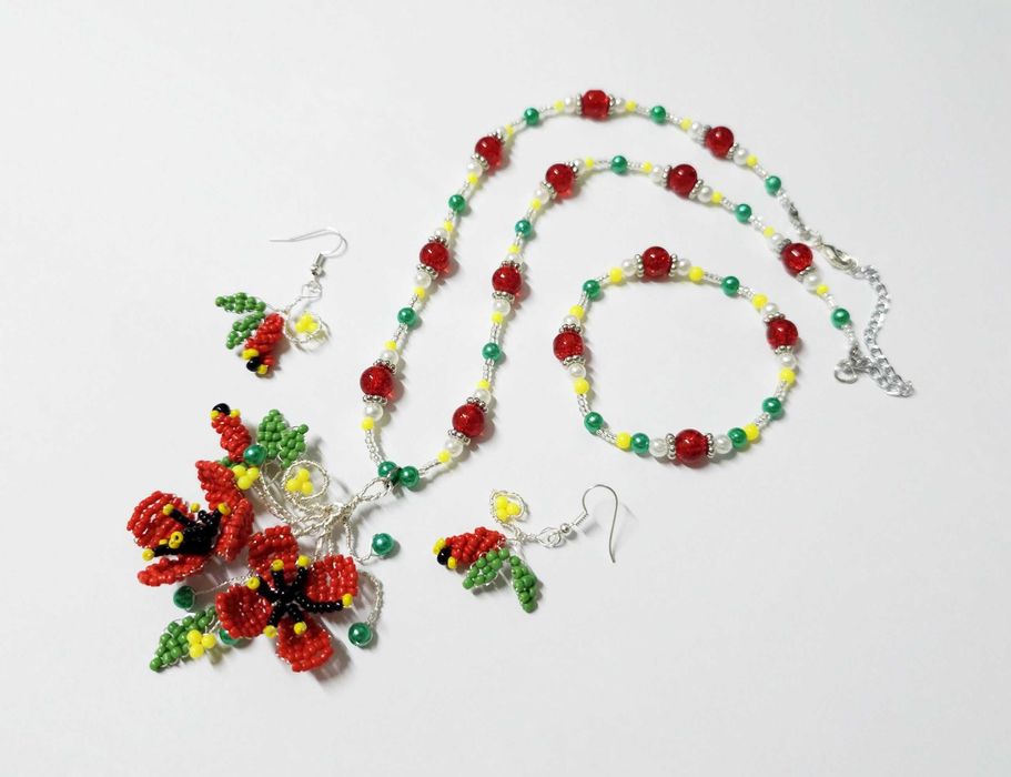 Reducere Seturi unicat Craciun bijuterii margele, multe modele, culori