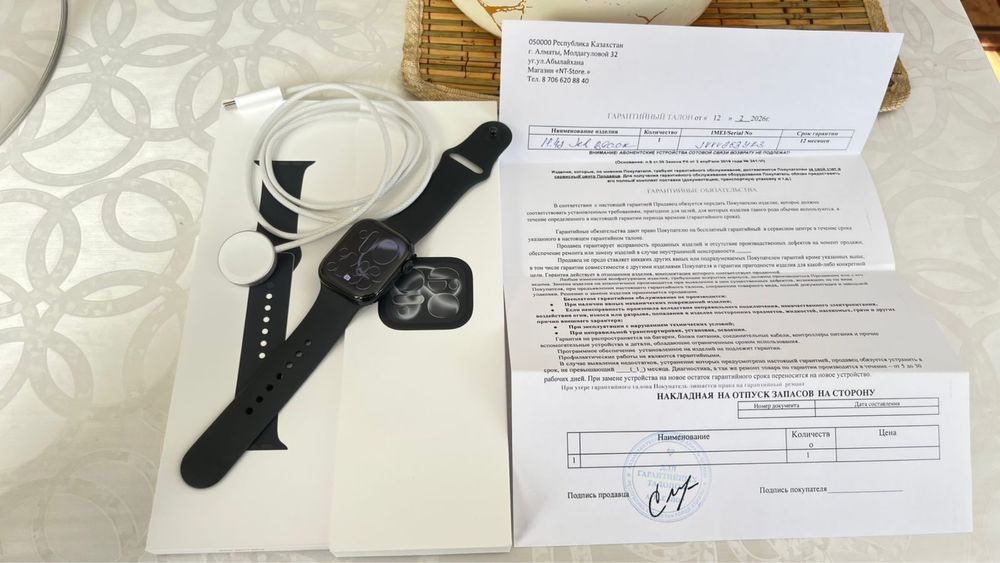 Apple watch 11/42mm/100%