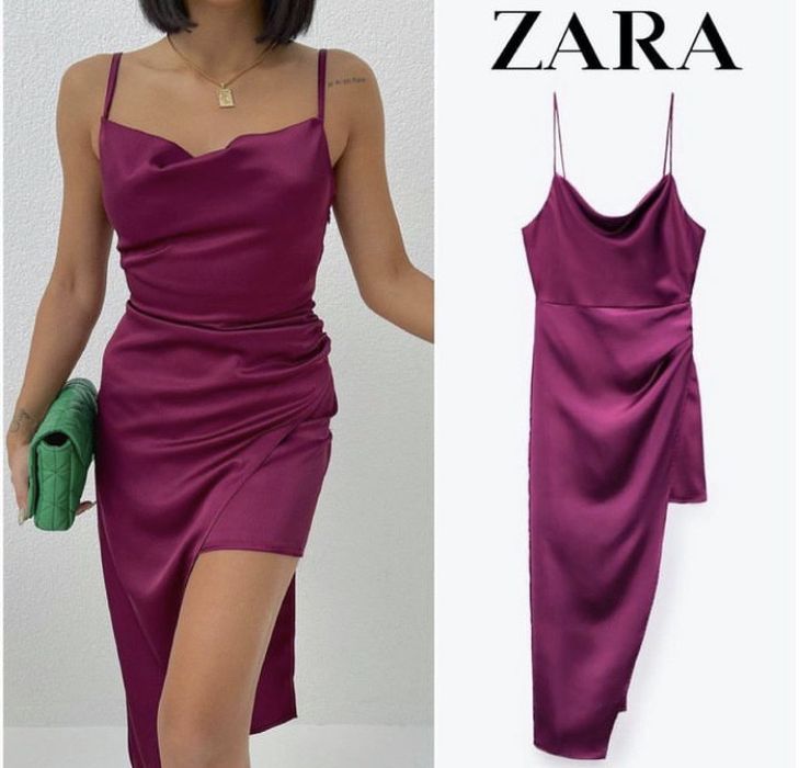 Асиметрична рокля по модел на ZARA