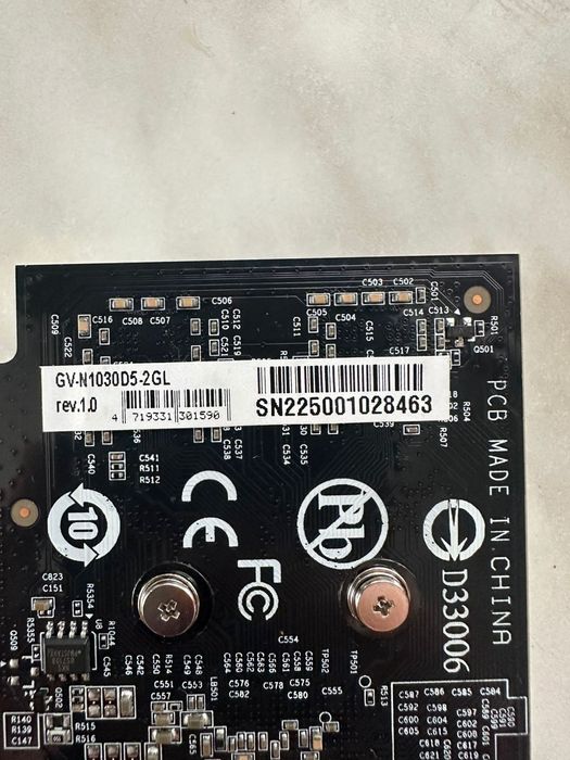 Видеокарта 1030 gddr5 2 gb