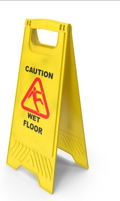 Предупреждающий знак WET FLOOR CAUTION 150 000 сум