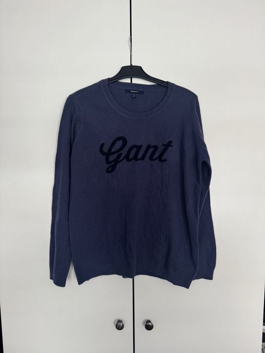 Pulover Gant bleumarin din lana marimea xl