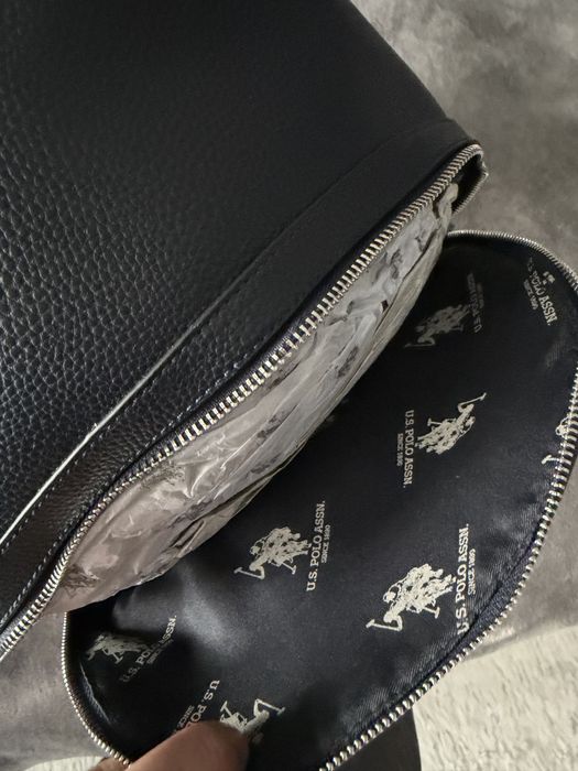 US Polo Assn Seattle unisex de oras piele ecol. bleumarin nou