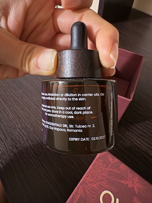 Ulei esențial pur Patchiouli Oya esentials 15 ml