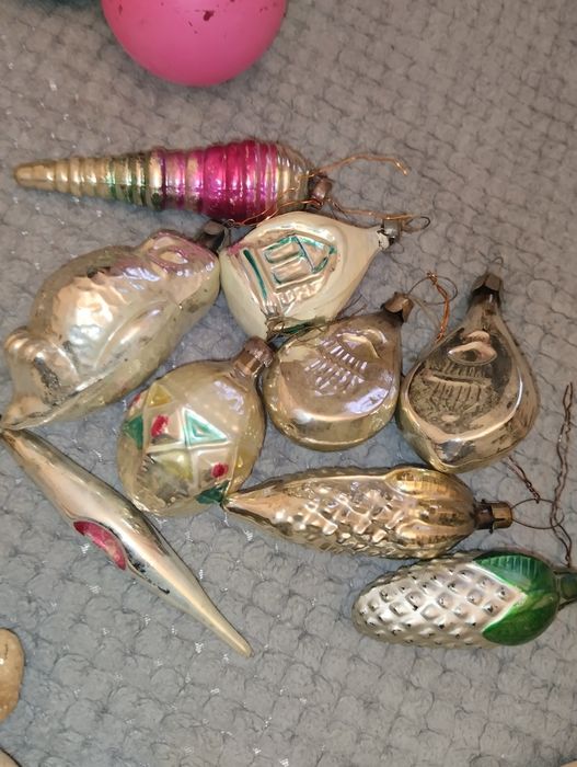 Советские ёлочные игрушки/гирлянды