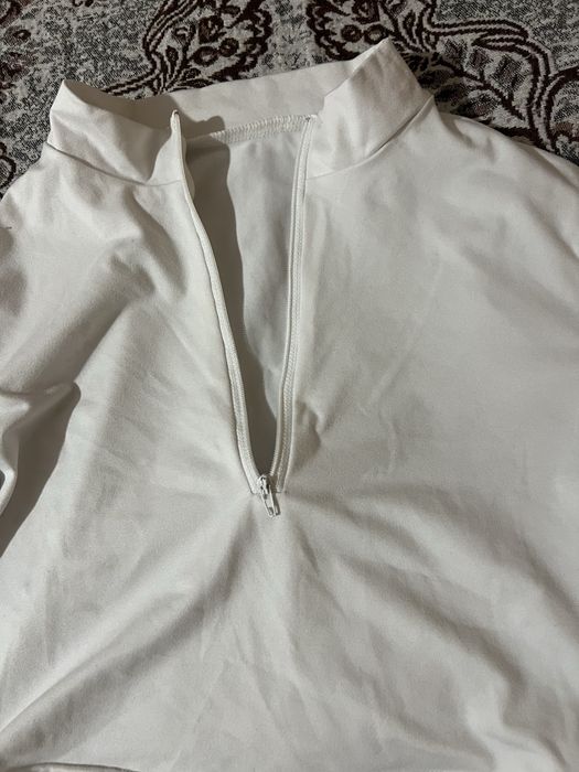 Дамски кроп топ бял