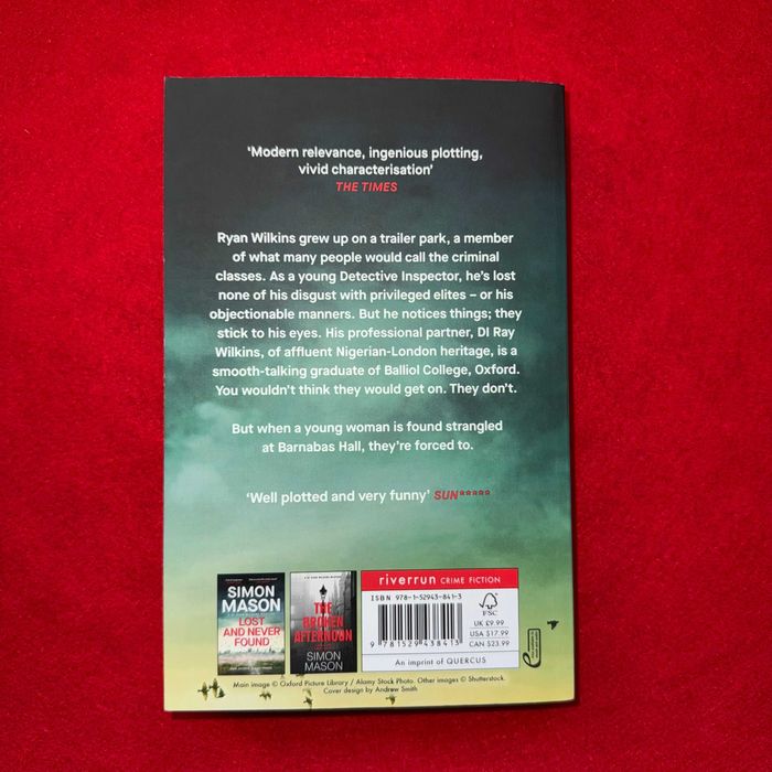 carte mister Simon Mason - A Killing in November
