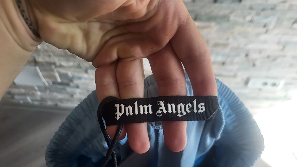 Pantaloni scurti Palm Angels baby blue