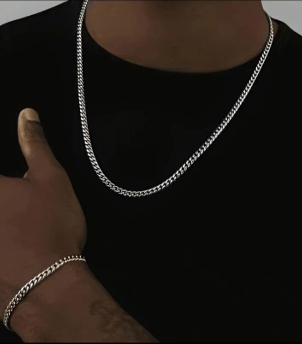 Комплект гривна с колие мъжко