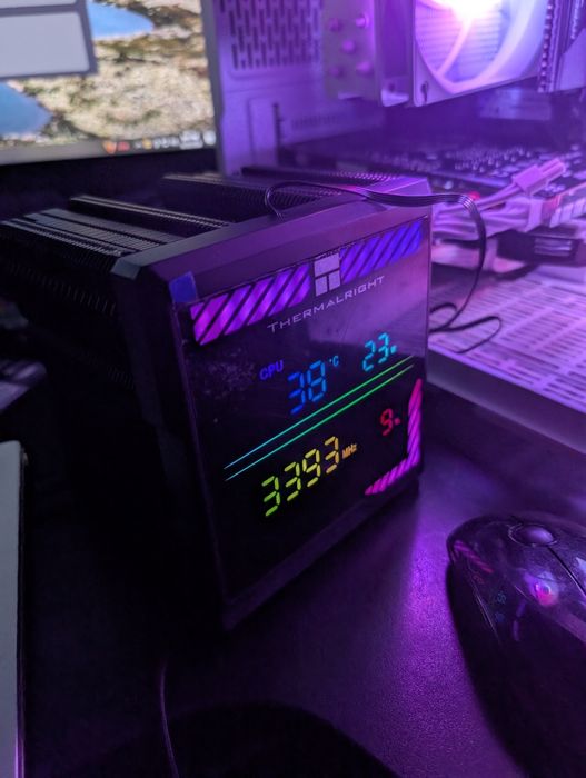 Okazie ‼️ Cooler Gaming Thermalright cu display LCD - recomandat 9800x3d i9 14900k!