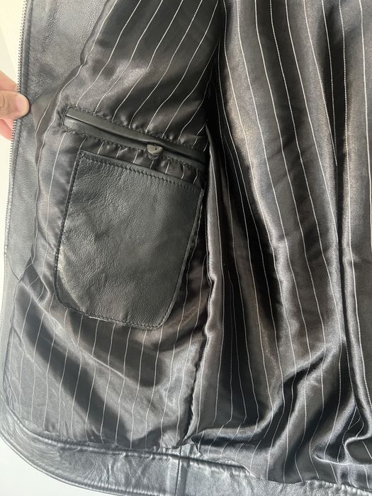 Мъжко кожено черно яке - 100% естествена кожа, М