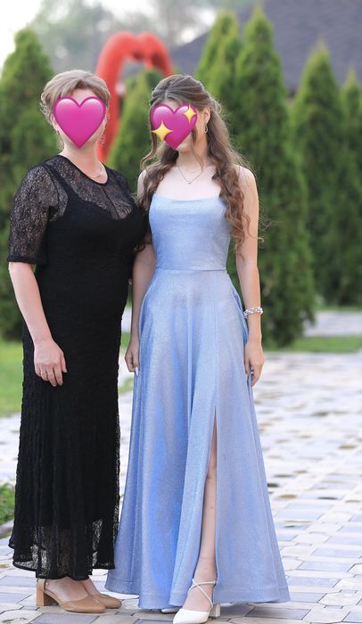 Платье Голубое на выпускной