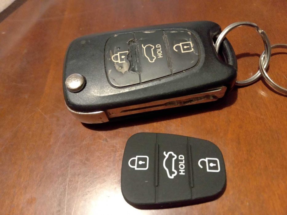 Нови бутони за ключ на Kia Rio picanto ceed k5 Hyundai i30 i35 ix20 гр ...
