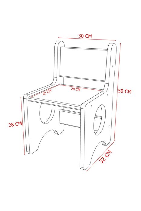 Монтесори Детска маса с 2 стола