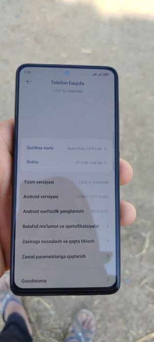 Redmi not 12 Pro 256gb