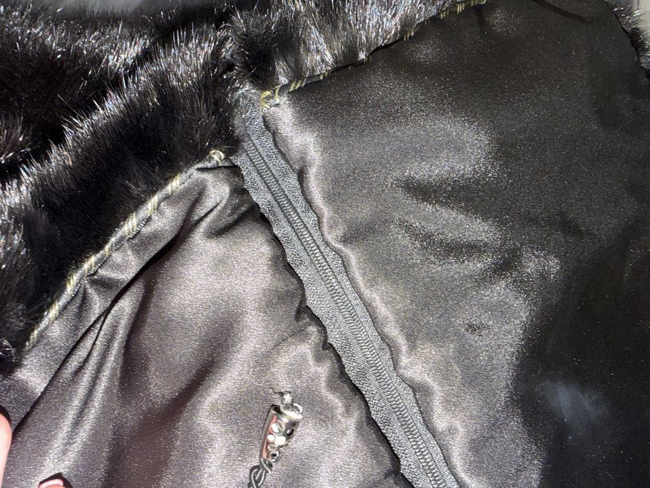 Норковая шуба черный графит